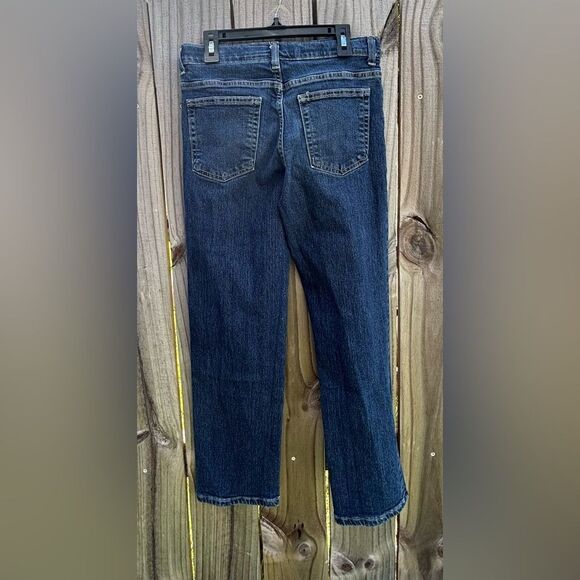Sonoma Straight Blue Jeans Size 14 Adjustable Waistband Excellent Preloved Cond - Picture 3 of 4